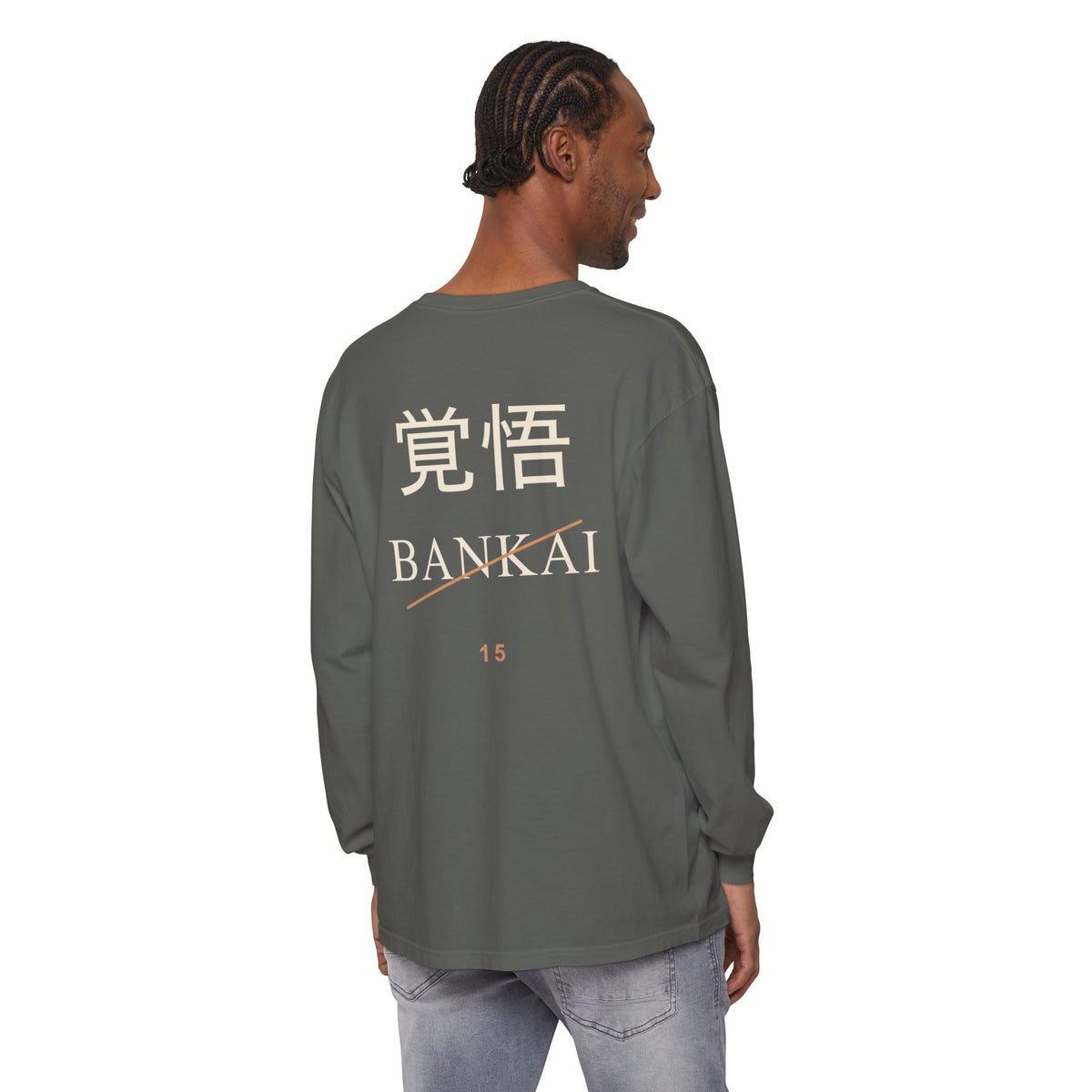 Resolve and Release Kanji Long Sleeve Tee | Inspired by Ichigo Kurosaki from Bleach