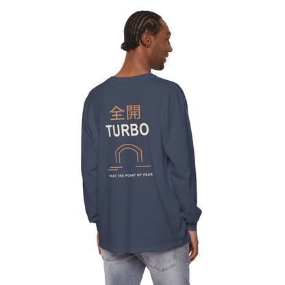 Tunnel Velocity Kanji Long Sleeve Tee | Inspired by Okarun from Dandadan