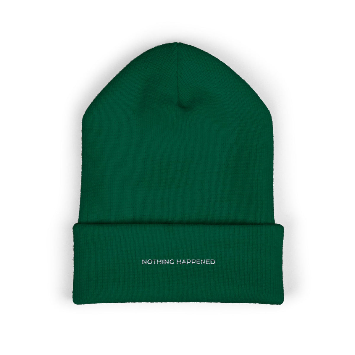 Nothing Happened Embroidered Beanie | Inspired by Roronoa Zoro from One Piece
