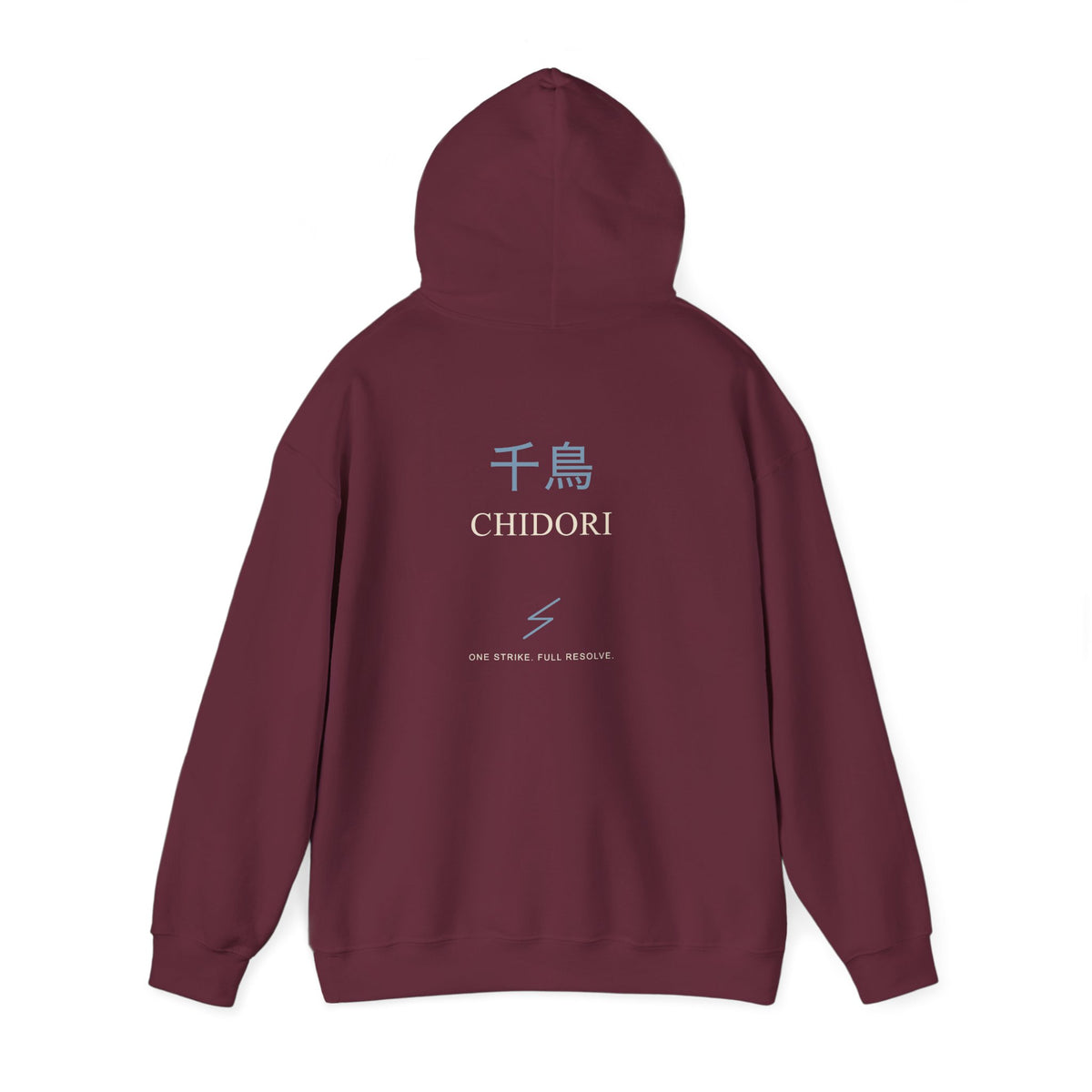 Thunder Strike Kanji Anime Hoodie | Ninja Japanese Streetwear