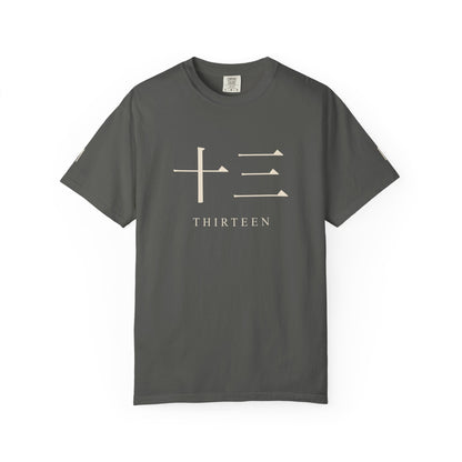 Thirteen Captain Kanji Heavyweight Tee (Center Print) | Inspired by the Gotei 13 captains of Bleach