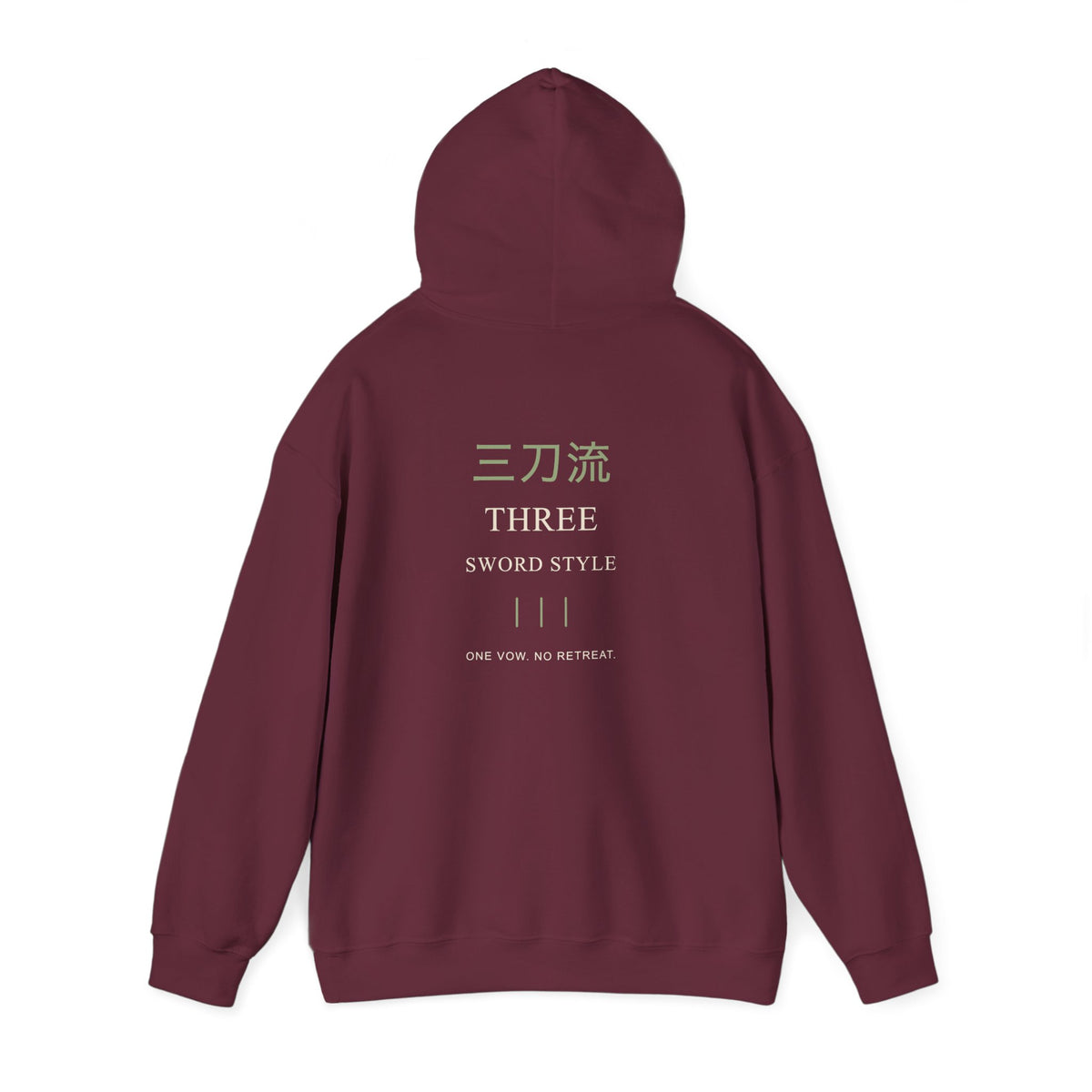Threefold Vow Kanji Anime Hoodie | Pirate Japanese Streetwear