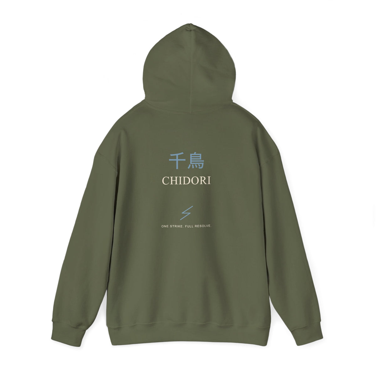 Thunder Strike Kanji Anime Hoodie | Ninja Japanese Streetwear