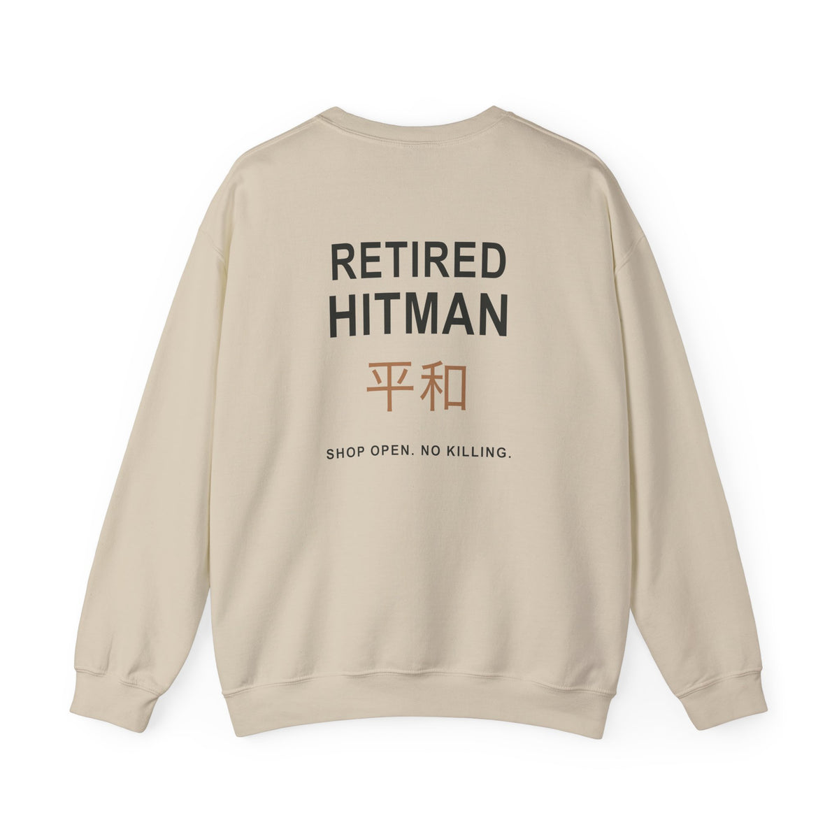 Off Duty Kanji Crewneck Sweatshirt | Inspired by Taro Sakamoto from Sakamoto Days