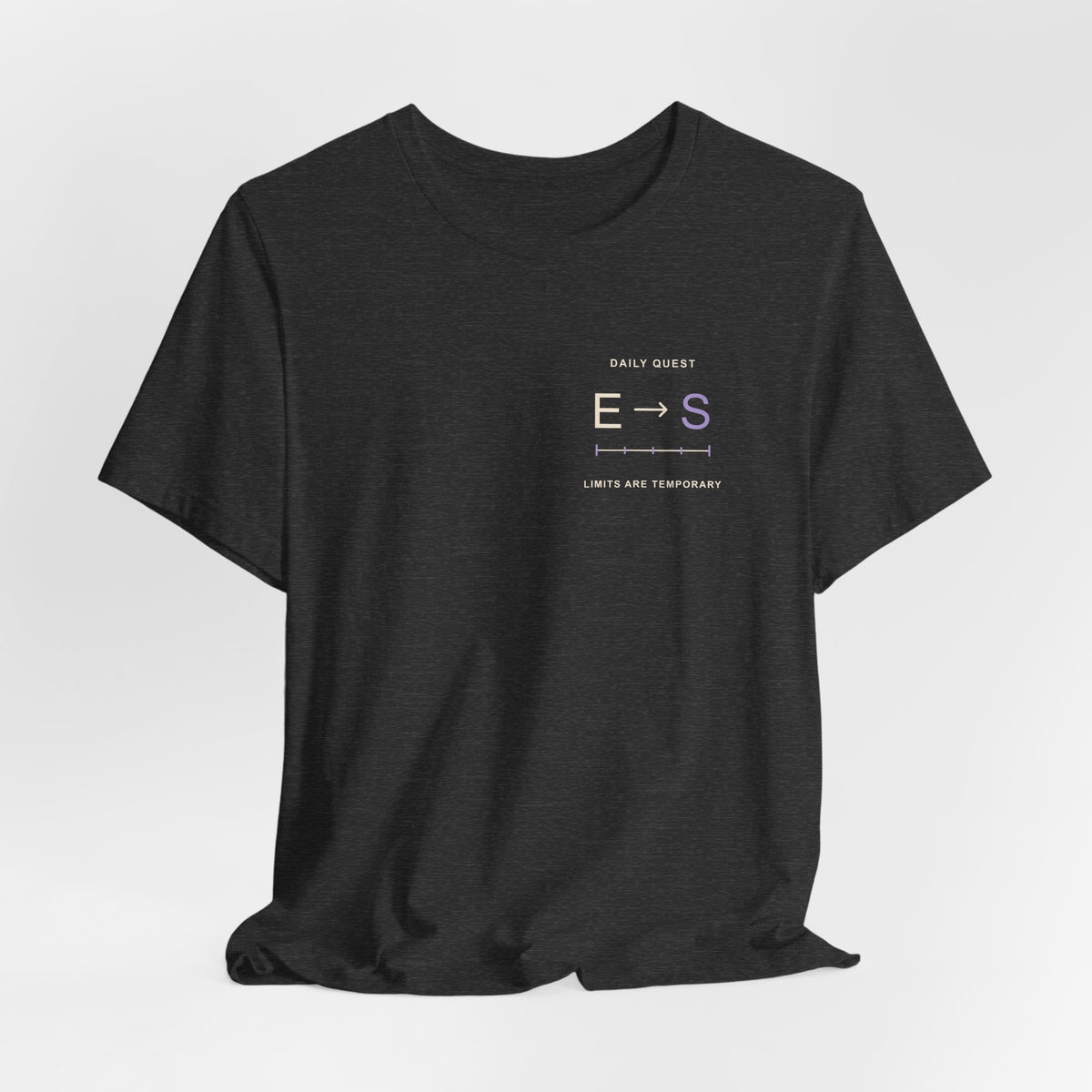 Rank Breaker Minimalist Anime Soft Tee | Shadow Rank Gym Japanese Streetwear