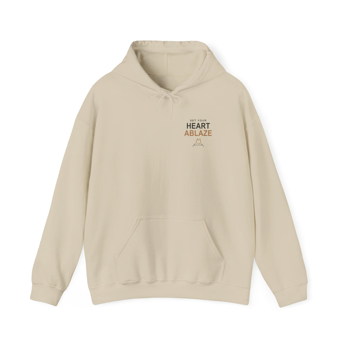 Heart Ablaze Anime Quote Hoodie | Demon Hunter Japanese Streetwear