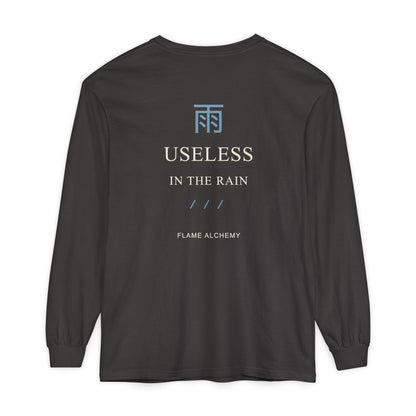 Rain Check Kanji Long Sleeve Tee | Inspired by Roy Mustang from Fullmetal Alchemist