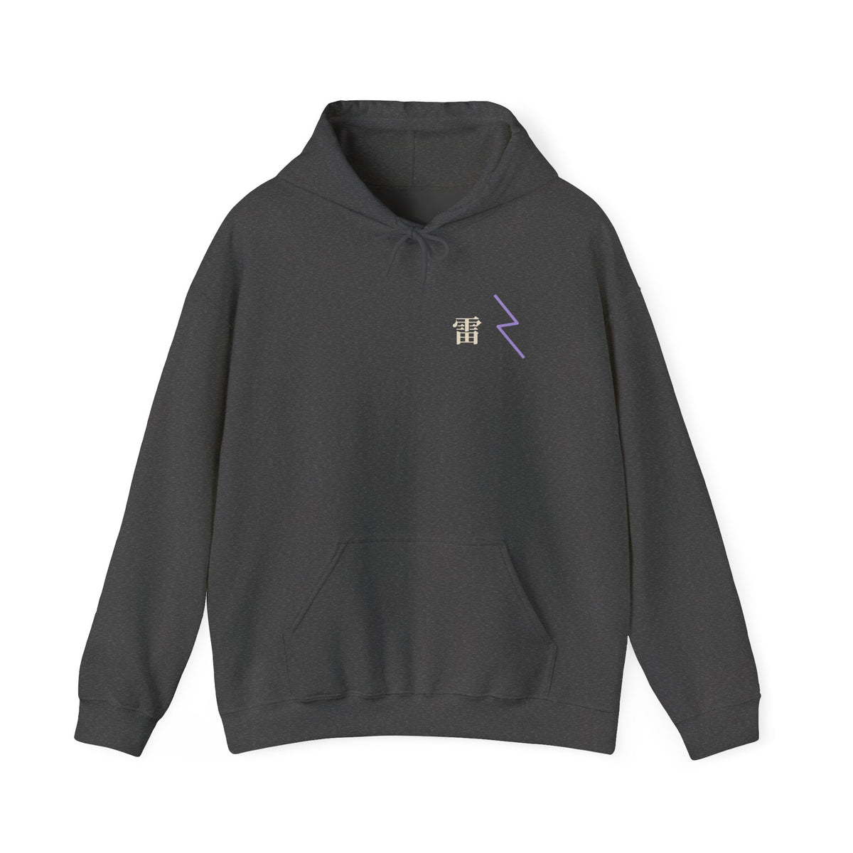 Storm Flame Kanji Anime Hoodie | Clan Crest Japanese Streetwear