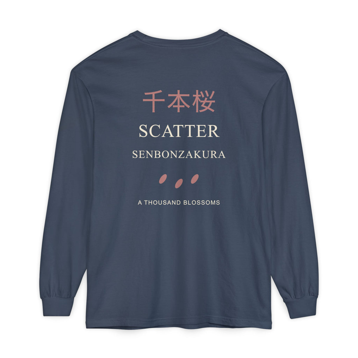 Scatter Kanji Long Sleeve Tee | Inspired by Byakuya Kuchiki from Bleach