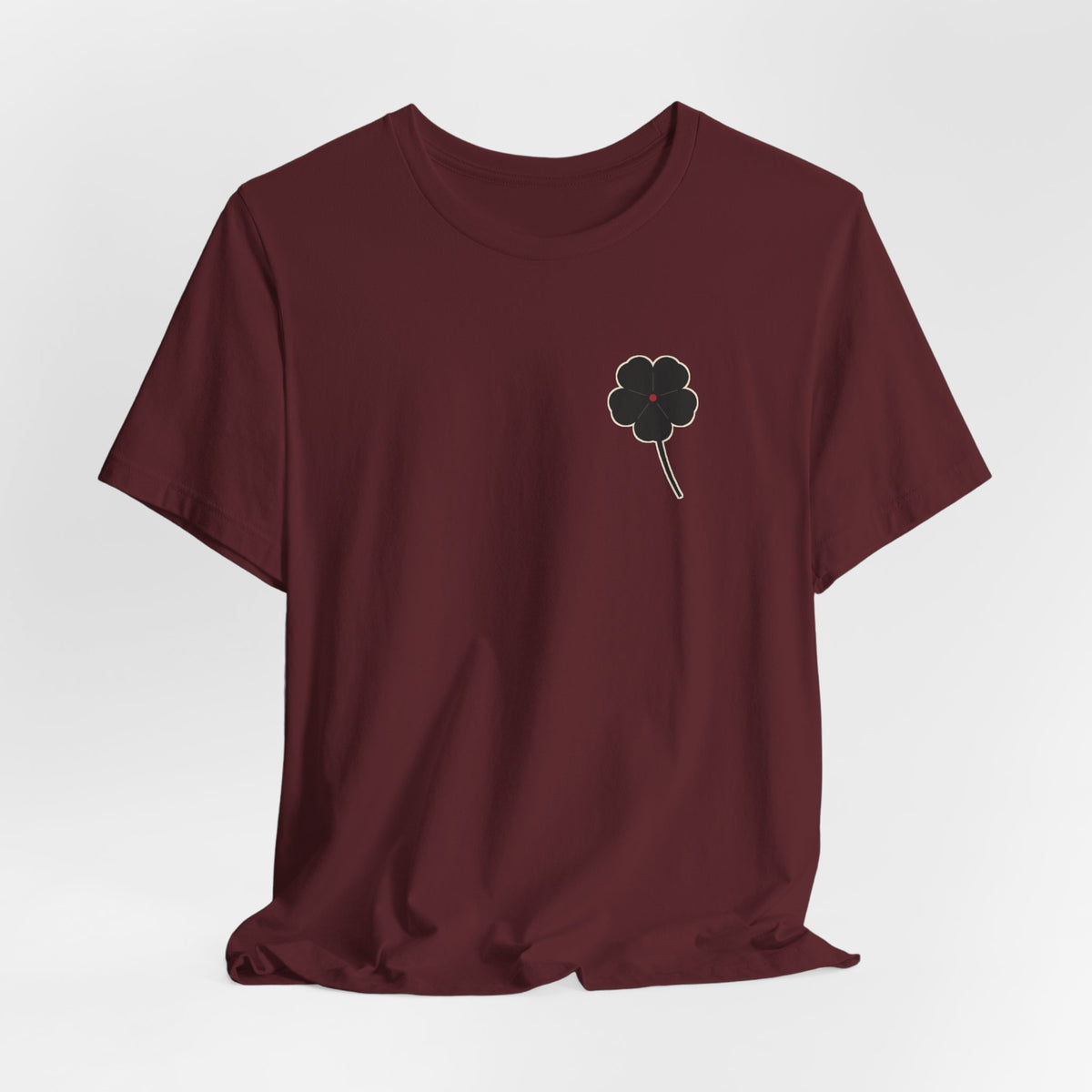 Black Clover Leaf Minimalist Soft Tee | Inspired by Asta from Black Clover