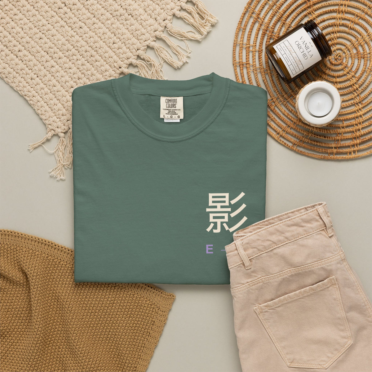 Shadow Rank Kanji Anime Tee | Shadow Rank Gym Japanese Streetwear