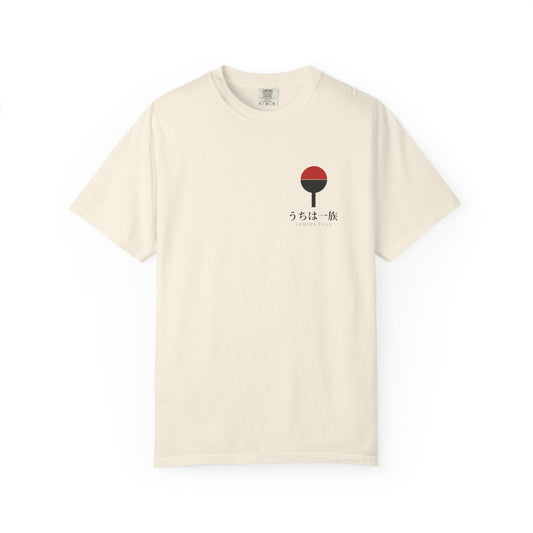 Clan Fan Crest Kanji Anime Tee | うちは一族 Ninja Japanese Streetwear