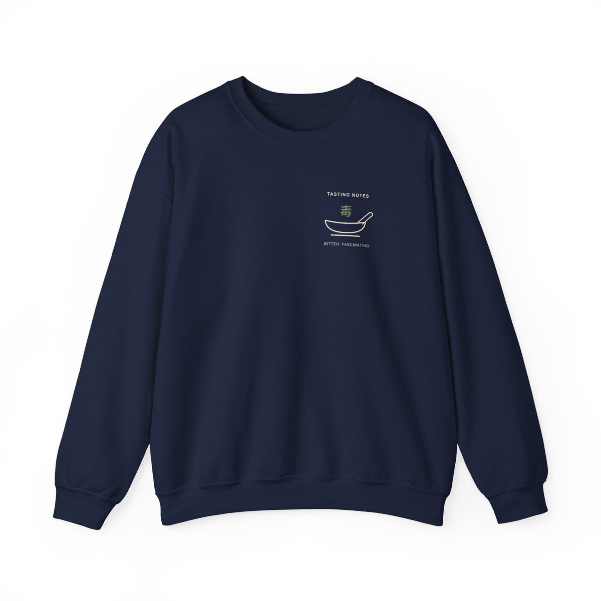 Tasting Notes Minimalist Crewneck Sweatshirt | Inspired by Maomao from The Apothecary Diaries