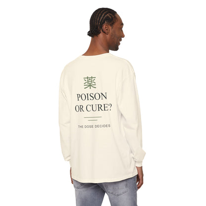 The Dose Makes Kanji Long Sleeve Tee | Inspired by Maomao from The Apothecary Diaries
