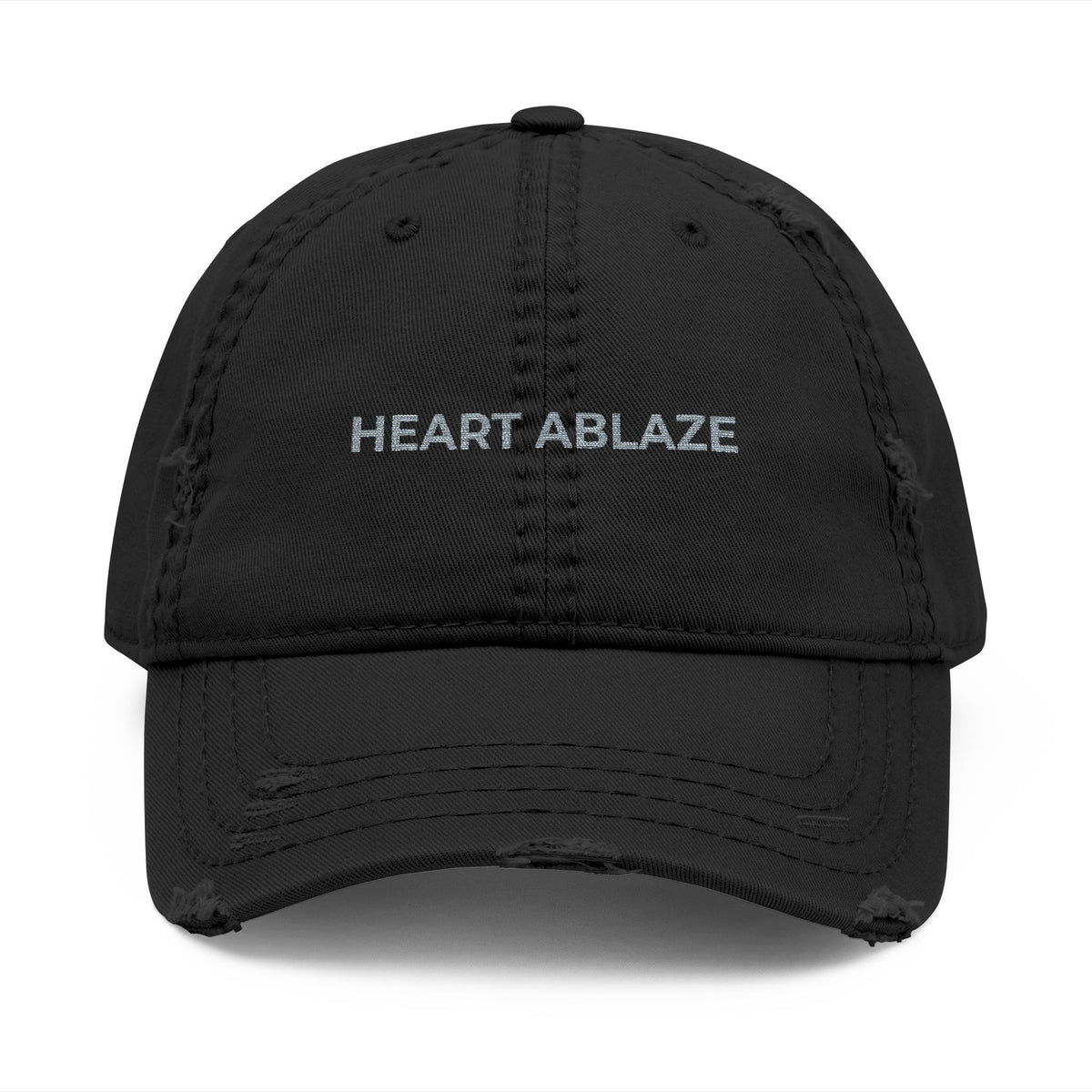 Heart Ablaze Embroidered Dad Hat | Inspired by Kyojuro Rengoku from Demon Slayer