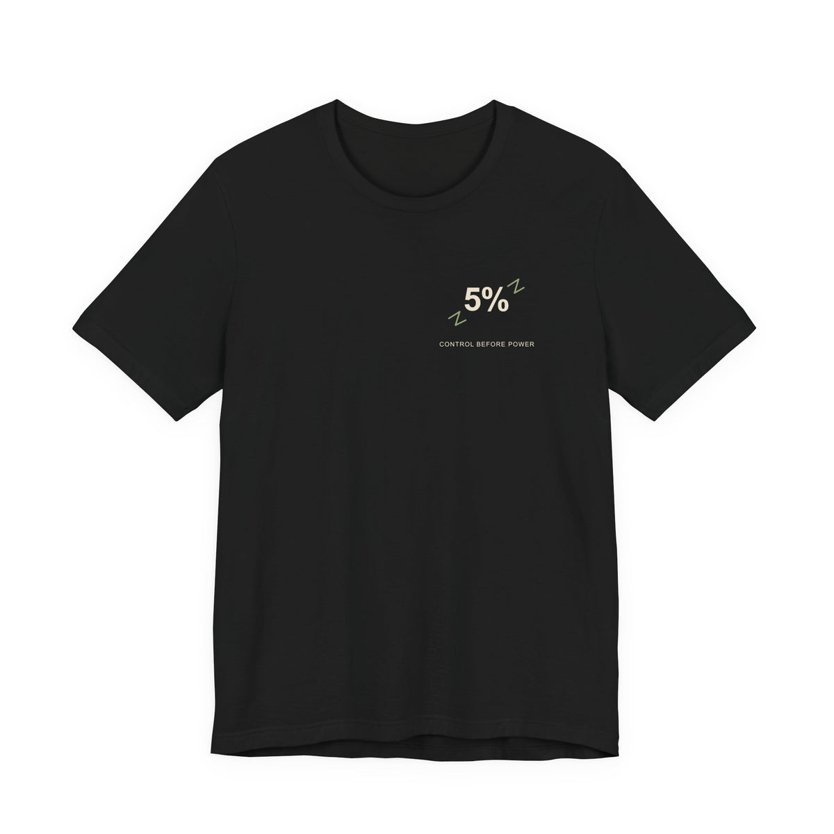Five Percent Minimalist Anime Soft Tee | Hero Academy Japanese Streetwear