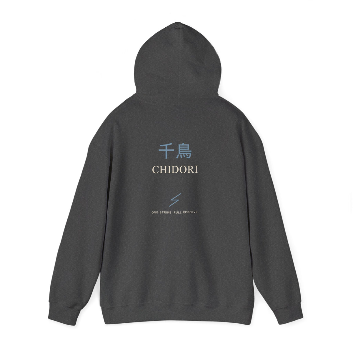 Thunder Strike Kanji Anime Hoodie | Ninja Japanese Streetwear