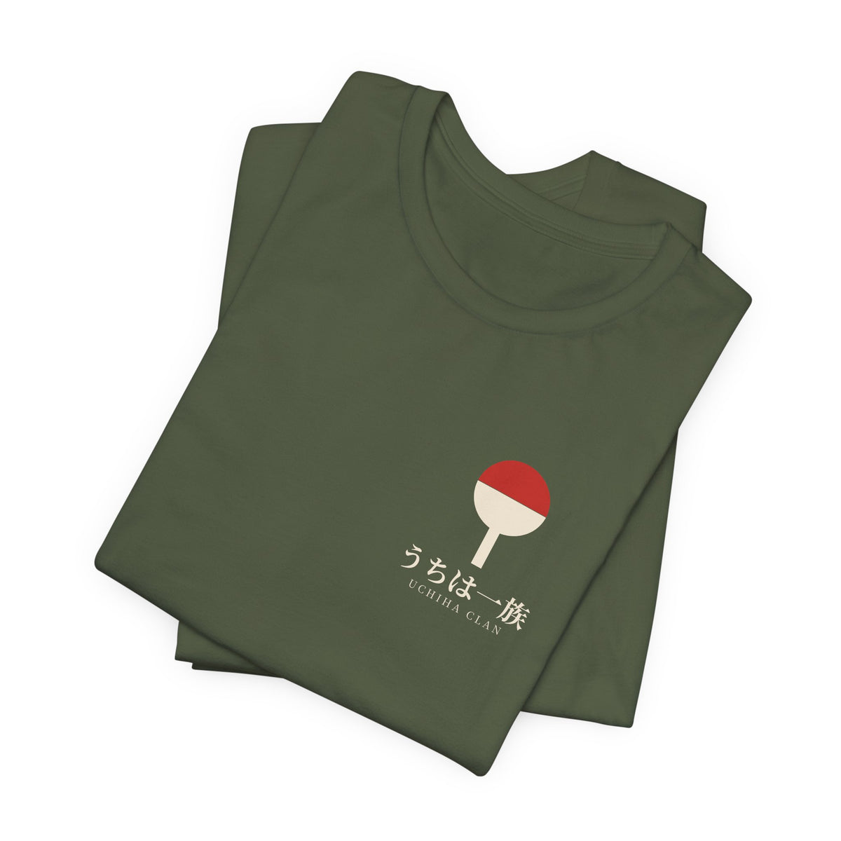 Clan Fan Crest Kanji Anime Soft Tee | うちは一族 Ninja Japanese Streetwear
