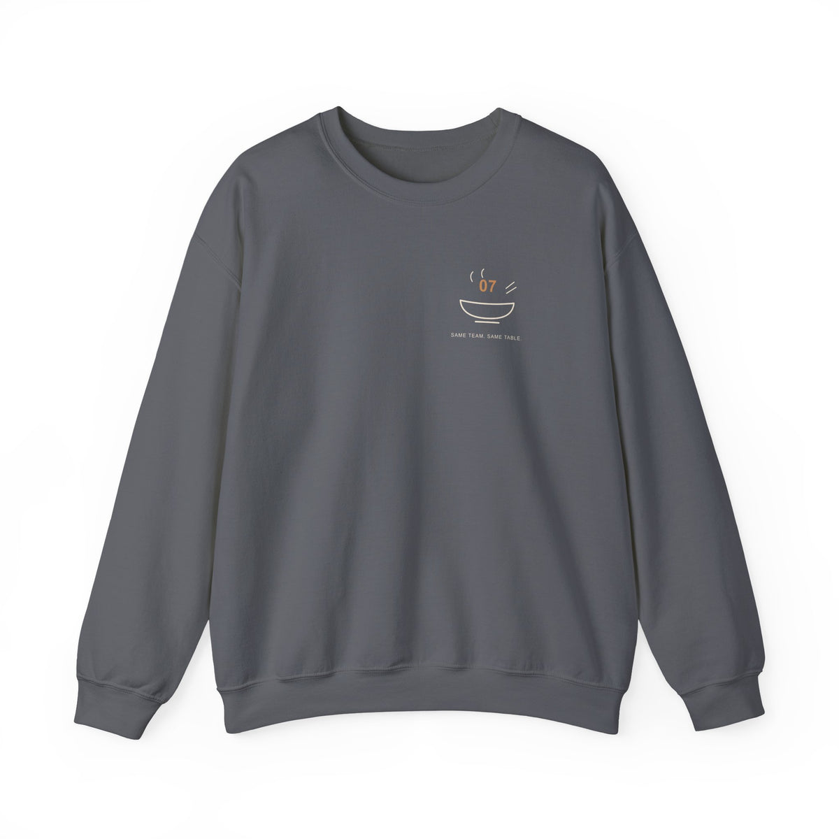 Table for Seven Minimalist Anime Crewneck Sweatshirt | Ninja Japanese Streetwear