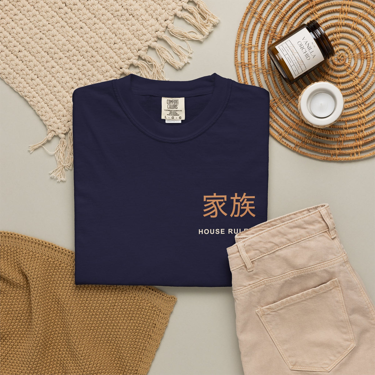 Family Policy Kanji Anime Tee | Retired Assassin Japanese Streetwear