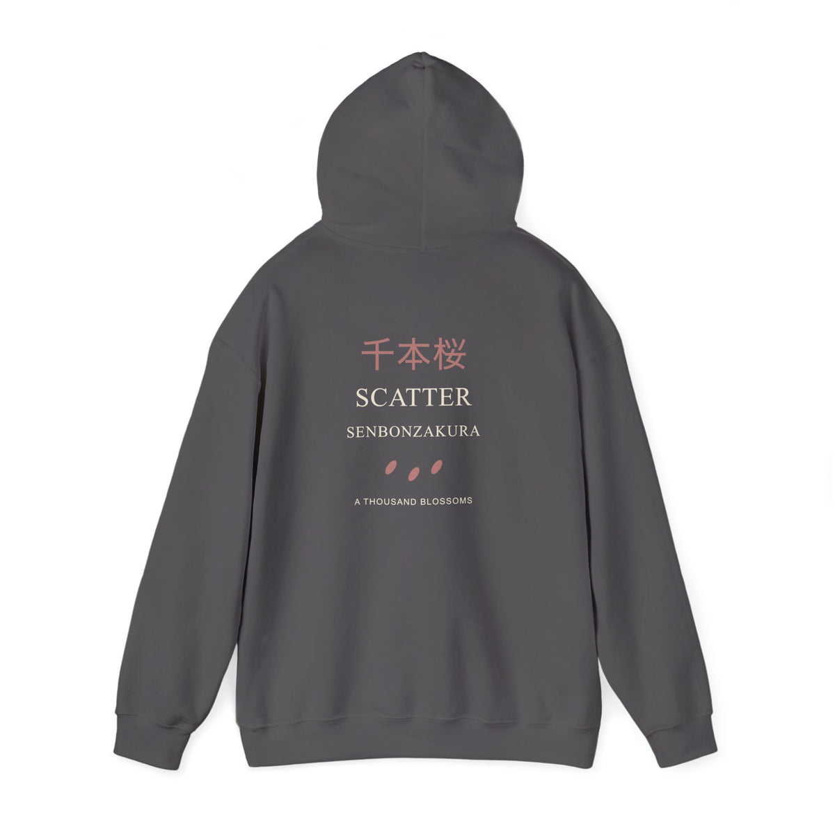 Scatter Kanji Hoodie | Inspired by Byakuya Kuchiki from Bleach