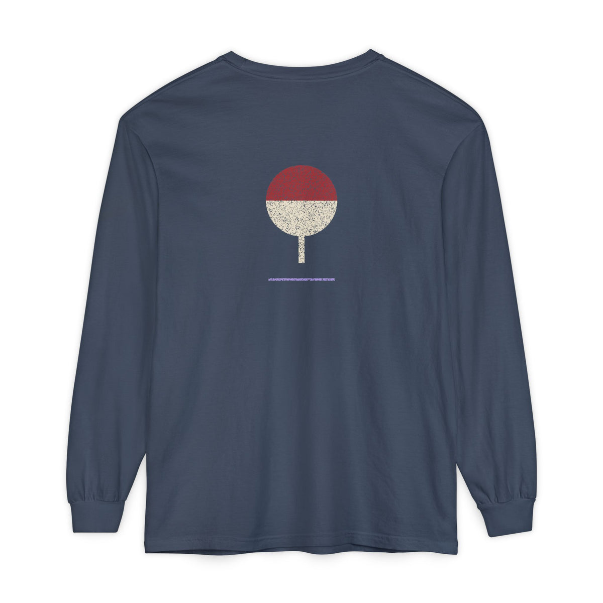 Storm Flame Kanji Anime Long Sleeve Tee | Clan Crest Japanese Streetwear