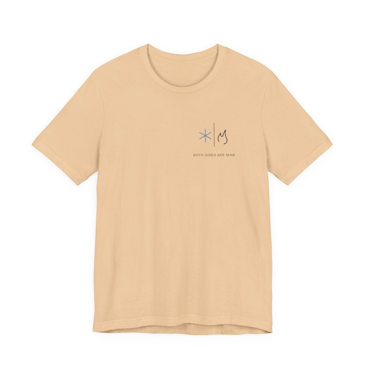 Both Sides Mine Minimalist Anime Soft Tee | Hero Academy Japanese Streetwear