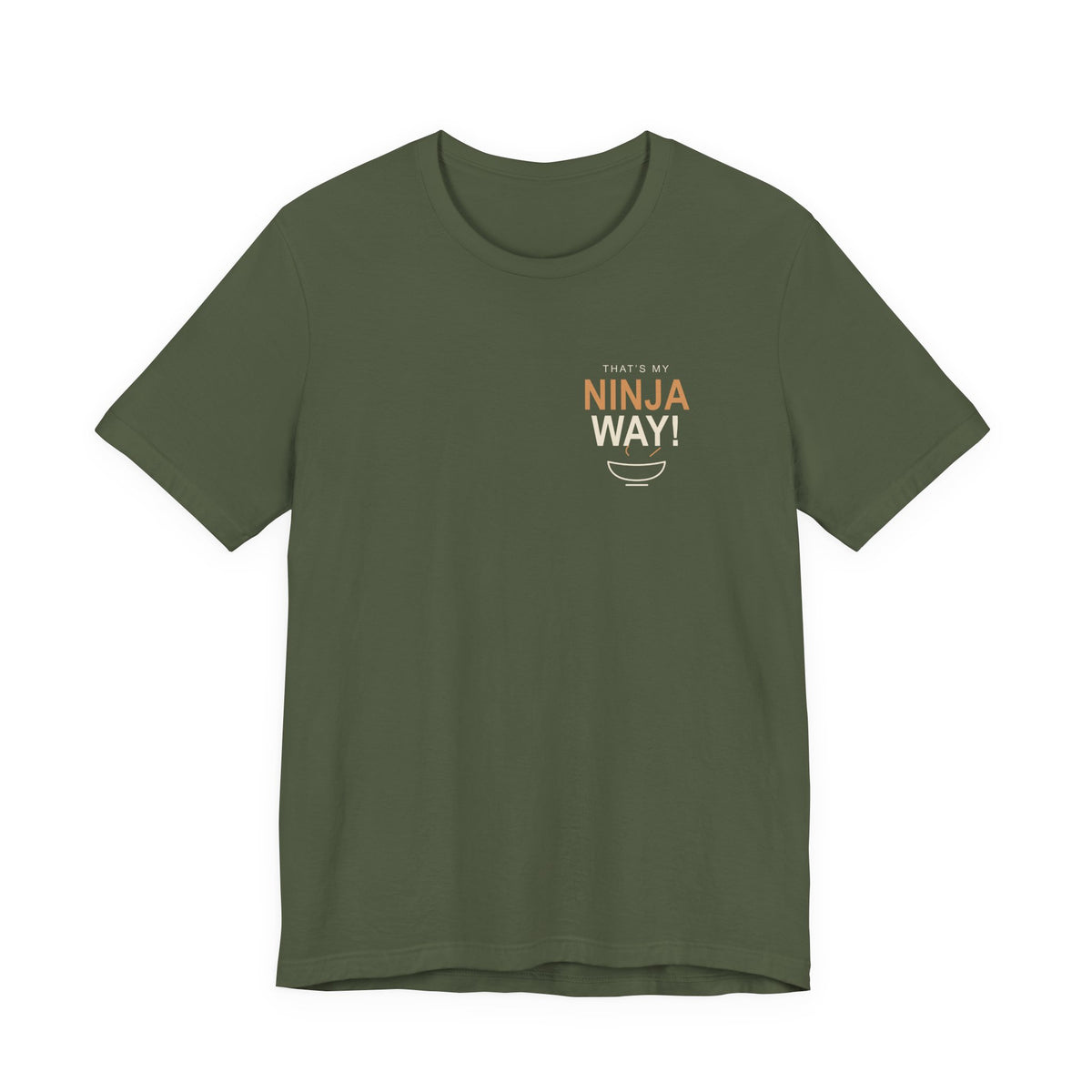 My Ninja Way Anime Quote Soft Tee | Ninja Japanese Streetwear