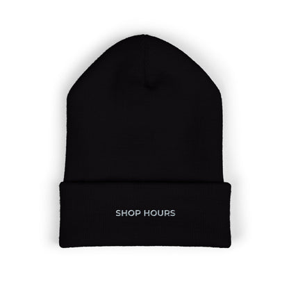 Shop Hours Embroidered Beanie | Inspired by Taro Sakamoto from Sakamoto Days