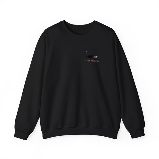 Easy Revenge Minimalist Crewneck Sweatshirt | Inspired by Aki Hayakawa and Himeno from Chainsaw Man