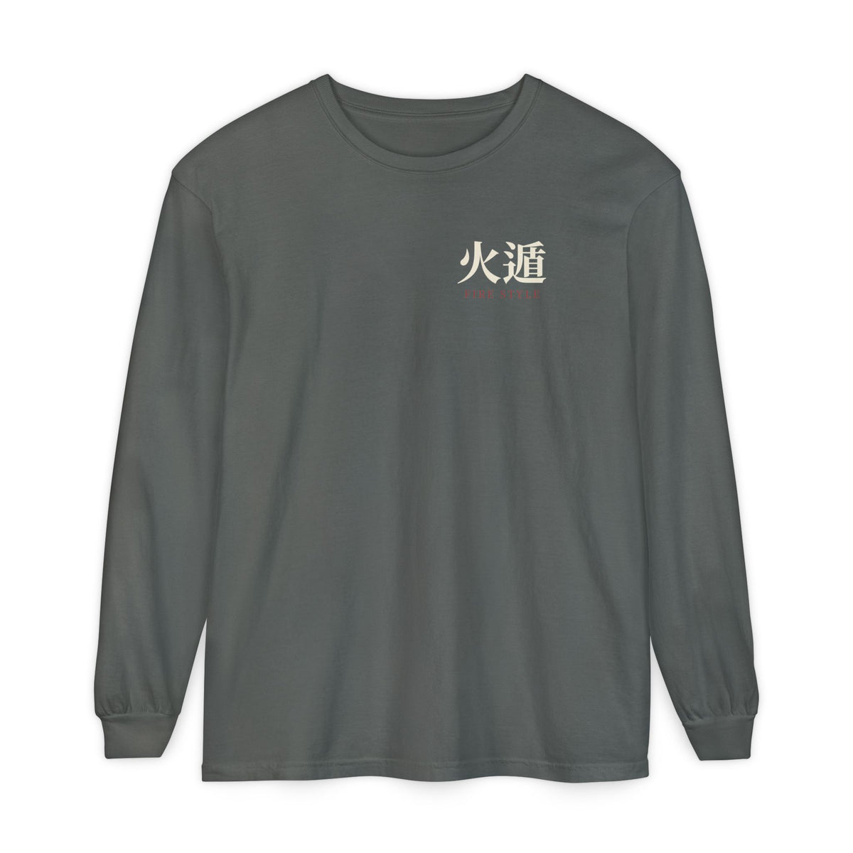 Ember Lineage Kanji Anime Long Sleeve Tee | Ninja Japanese Streetwear