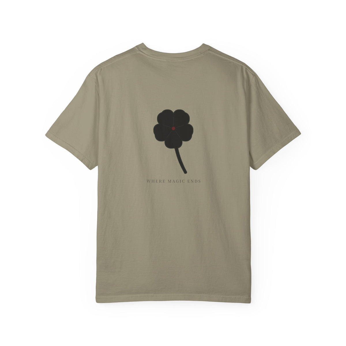 Black Clover Leaf Minimalist Heavyweight Tee | Inspired by Asta from Black Clover