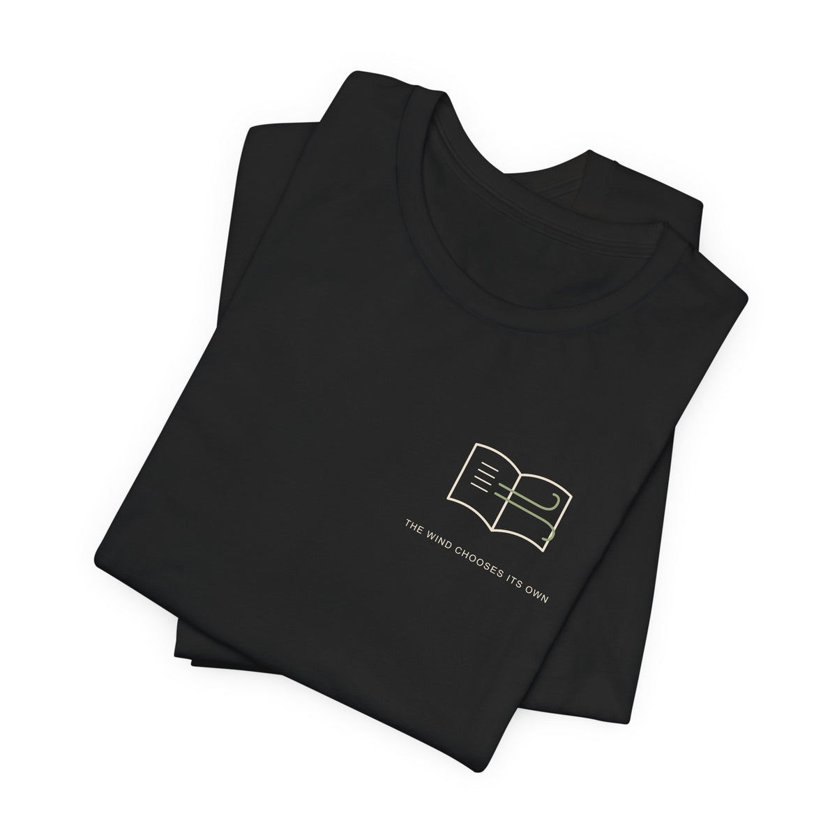 Wind Chooses Minimalist Anime Soft Tee | Grimoire Magic Japanese Streetwear