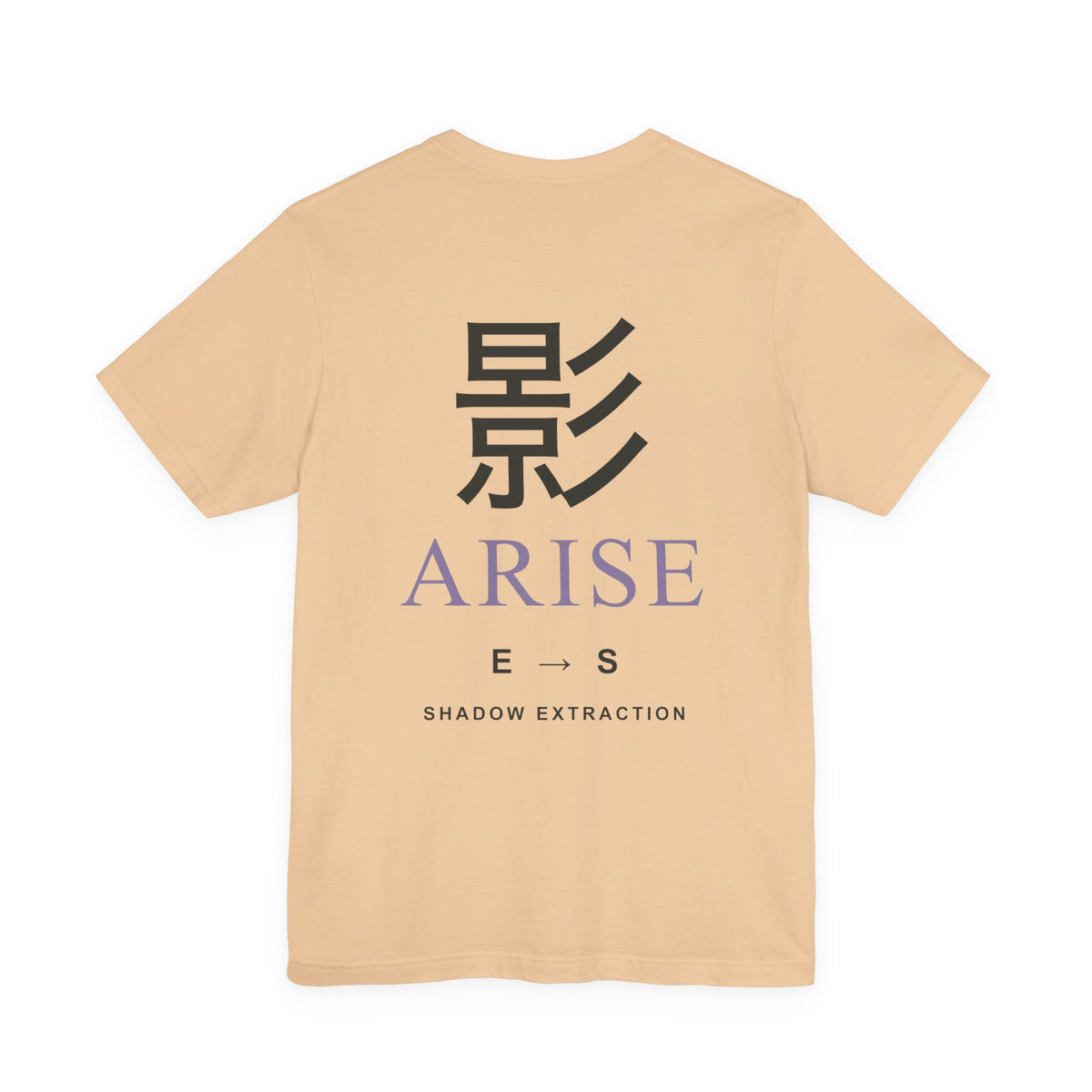 Shadow Rank Kanji Anime Soft Tee | Shadow Rank Gym Japanese Streetwear