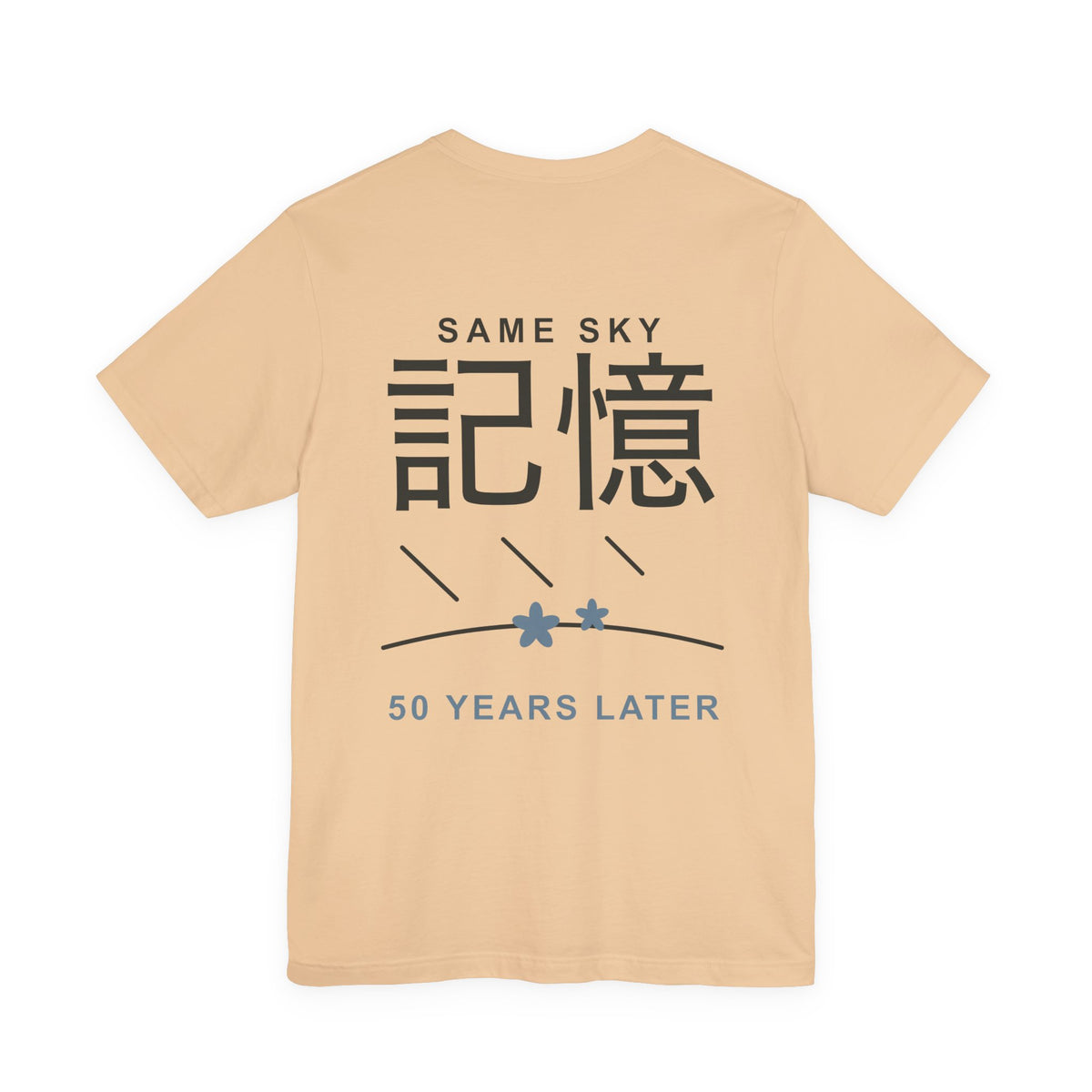 Memory of the Sky Kanji Anime Soft Tee | Mage Journey Japanese Streetwear