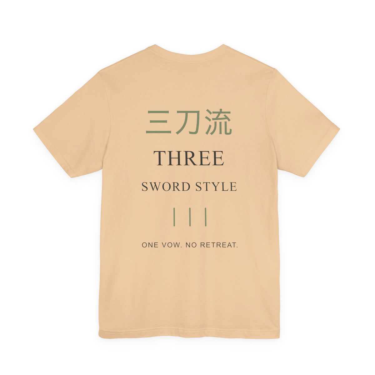 Threefold Vow Kanji Anime Soft Tee | Pirate Japanese Streetwear