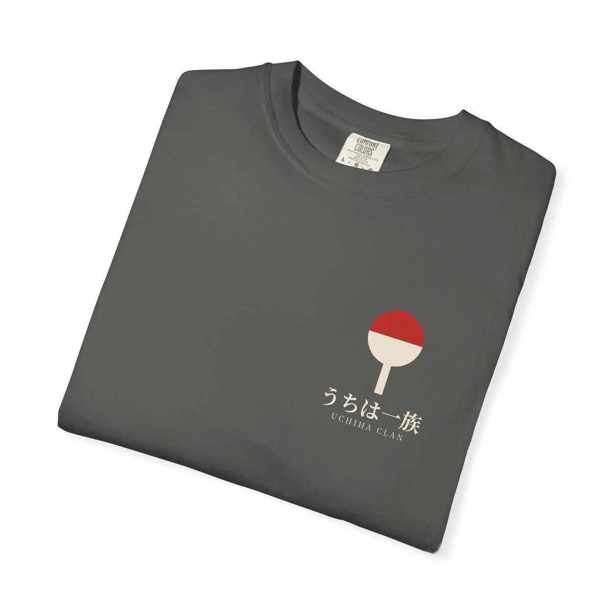 Clan Fan Crest Kanji Anime Tee | うちは一族 Ninja Japanese Streetwear