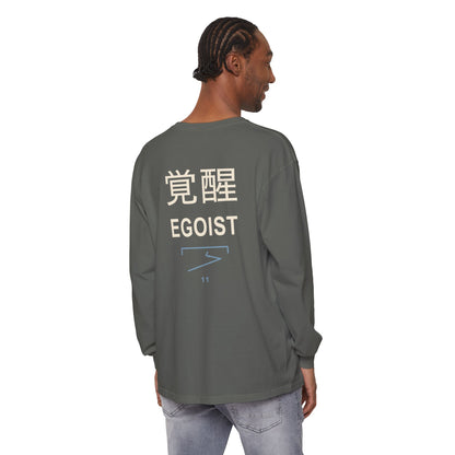 Awakened Striker Kanji Long Sleeve Tee | Inspired by Yoichi Isagi from Blue Lock