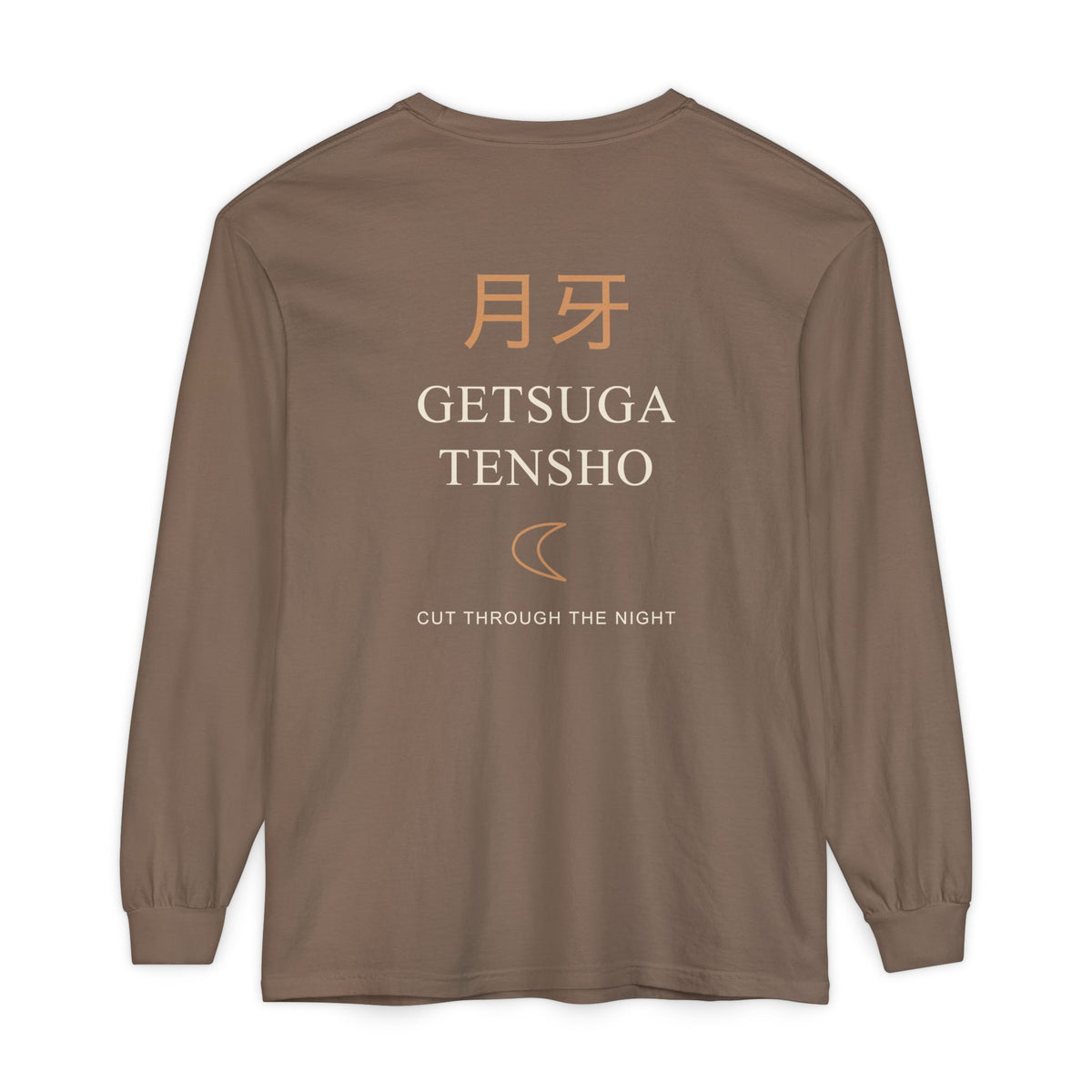 Moon Cleave Kanji Long Sleeve Tee | Inspired by Ichigo Kurosaki from Bleach