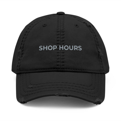 Shop Hours Embroidered Dad Hat | Inspired by Taro Sakamoto from Sakamoto Days