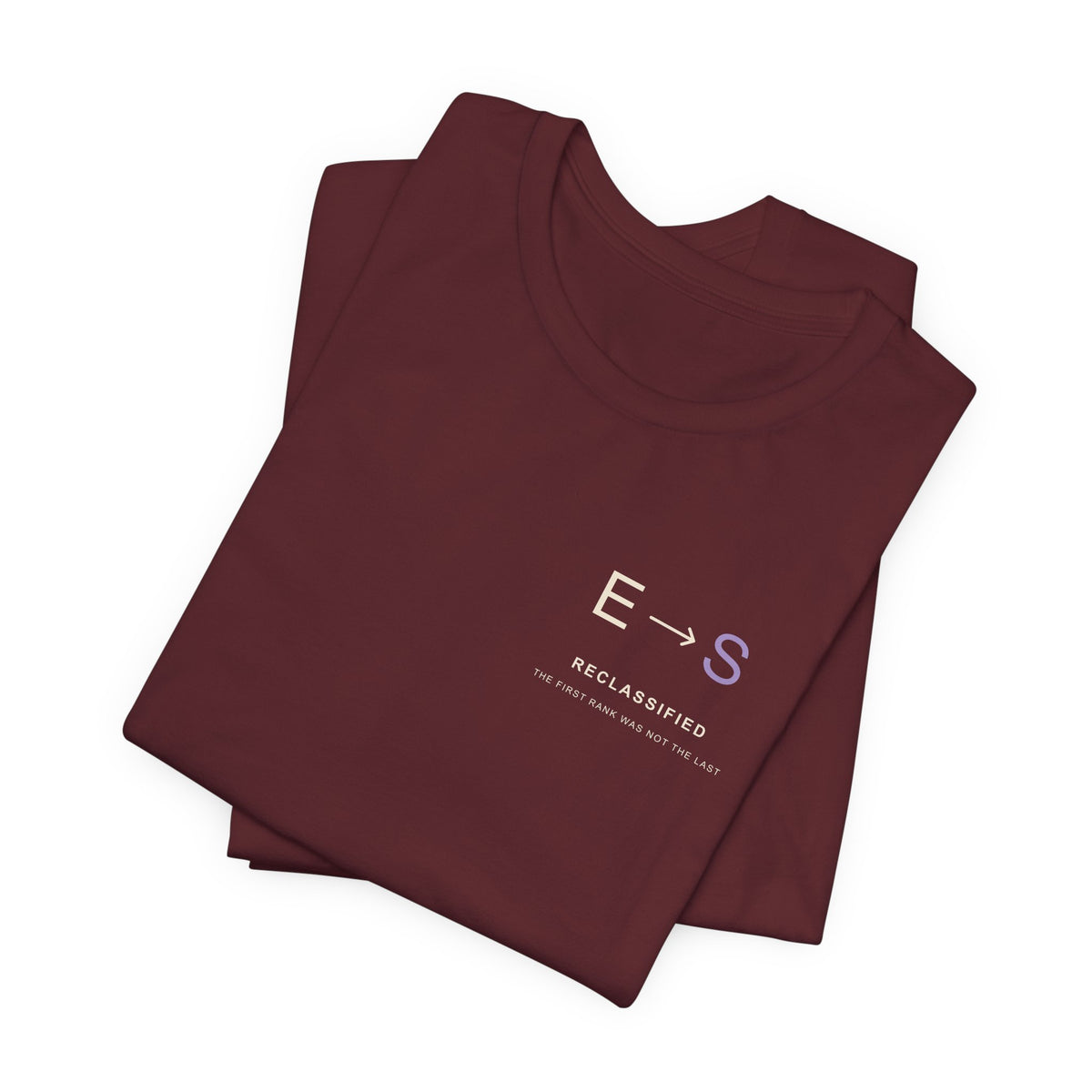 Reclassified Minimalist Anime Soft Tee | Shadow Rank Gym Japanese Streetwear