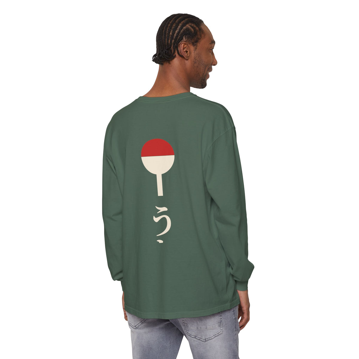 Clan Fan Crest Kanji Long Sleeve Tee | Inspired by the Uchiha clan of Naruto