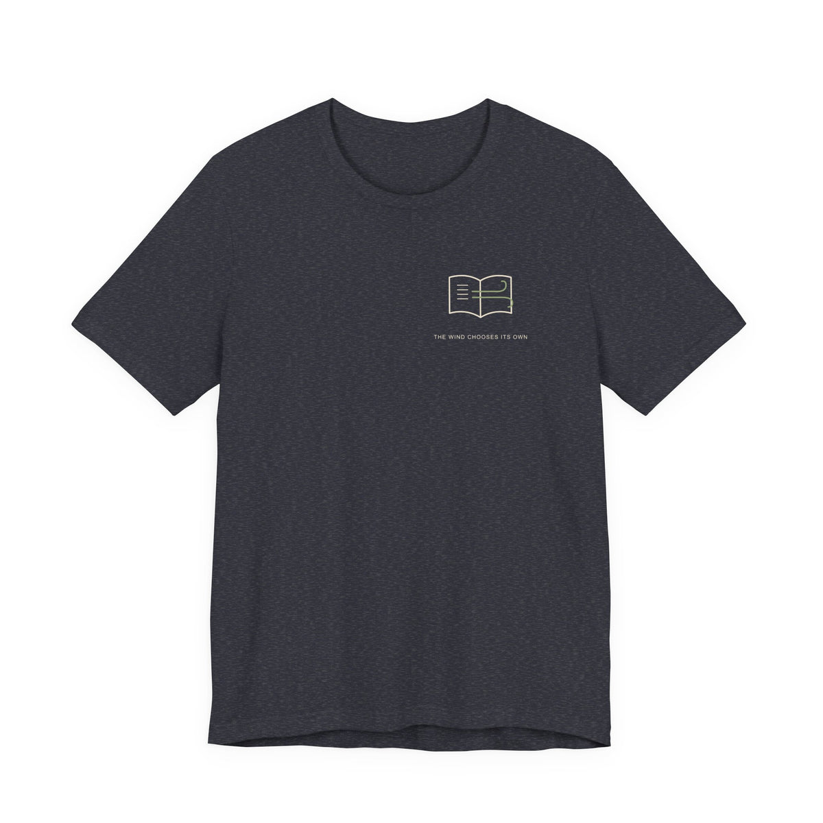 Wind Chooses Minimalist Anime Soft Tee | Grimoire Magic Japanese Streetwear