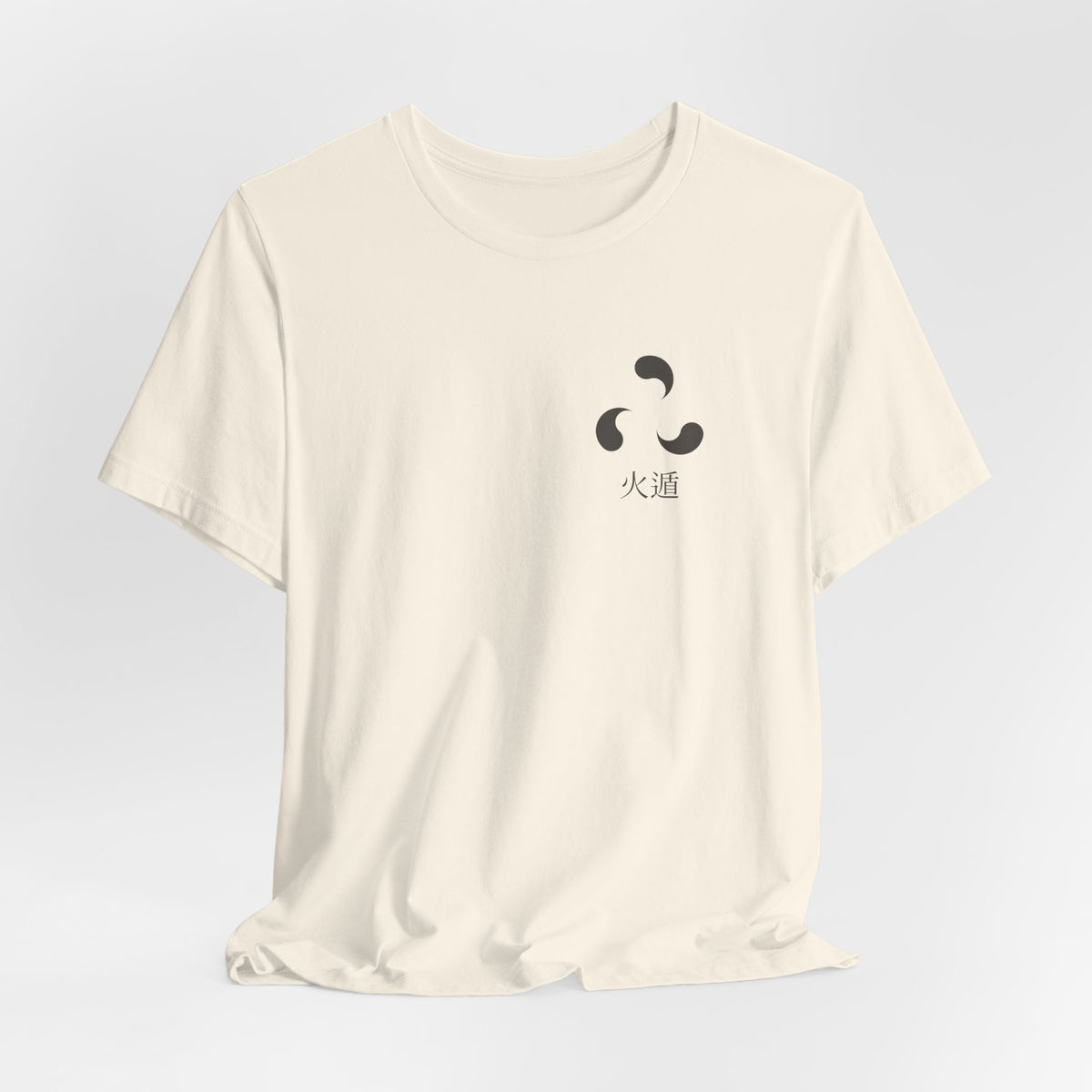 Ember Legacy Minimalist Anime Soft Tee | Fire Release Kanji Japanese Streetwear