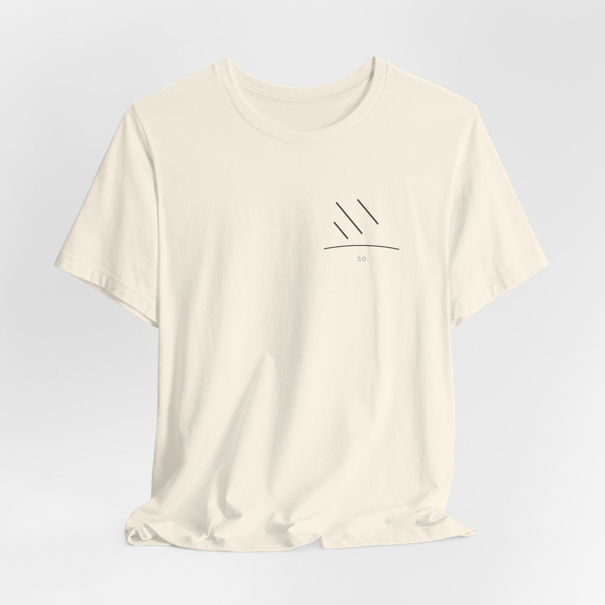 Fifty Summers Minimalist Anime Soft Tee | Mage Journey Japanese Streetwear