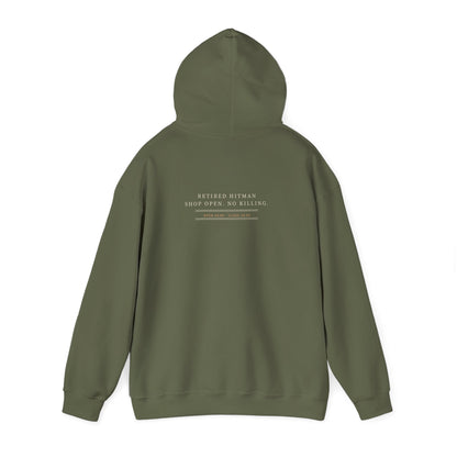 Shop Hours Kanji Hoodie | Inspired by Taro Sakamoto from Sakamoto Days