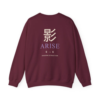 Shadow Rank Kanji Crewneck Sweatshirt | Inspired by Sung Jinwoo from Solo Leveling