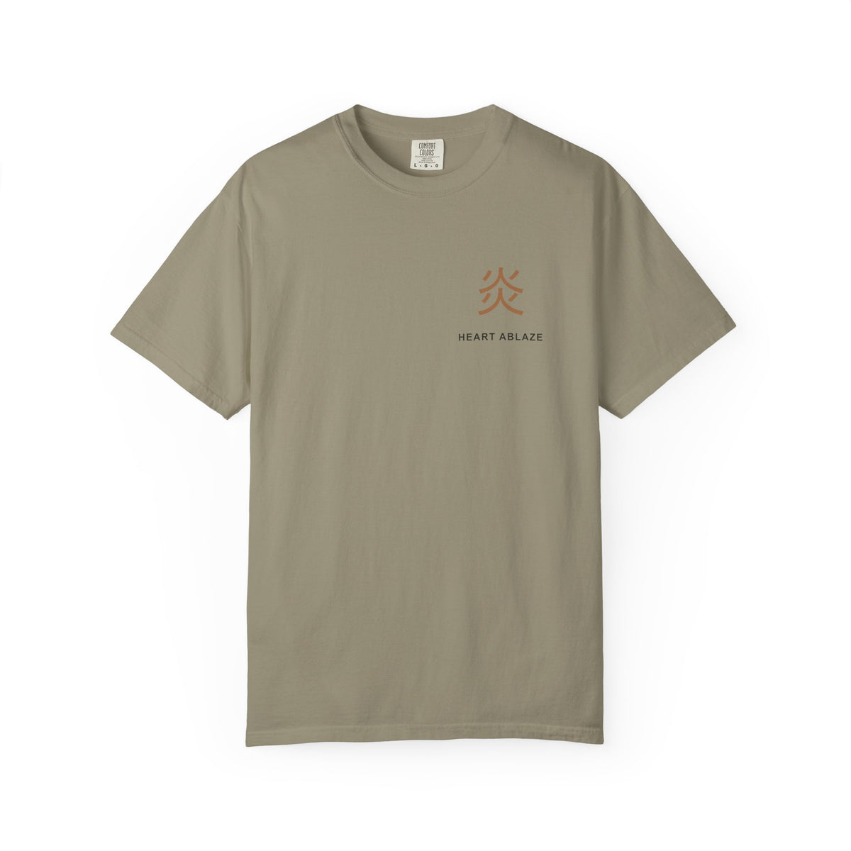 Burning Resolve Kanji Anime Tee | Demon Hunter Japanese Streetwear