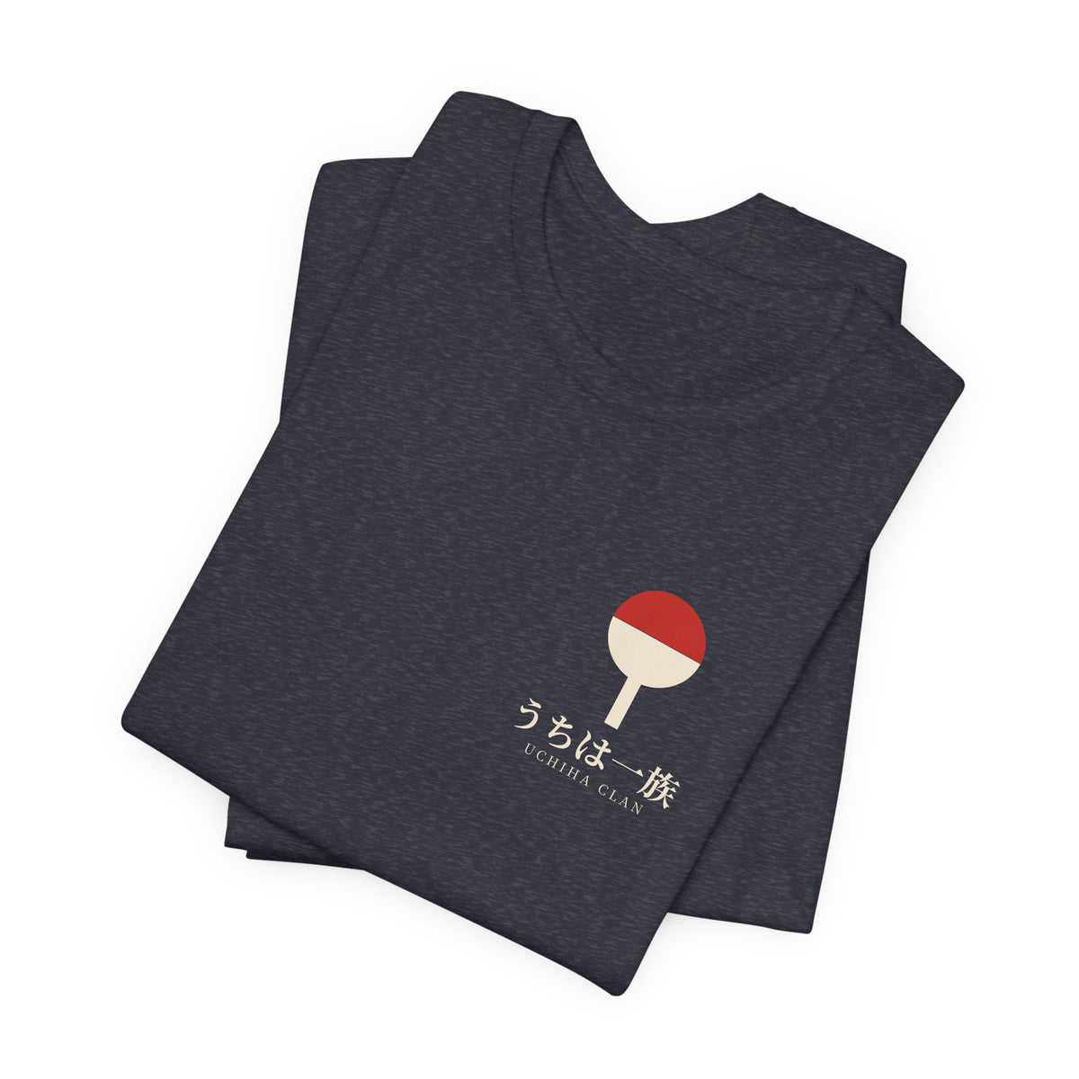 Clan Fan Crest Kanji Anime Soft Tee | うちは一族 Ninja Japanese Streetwear