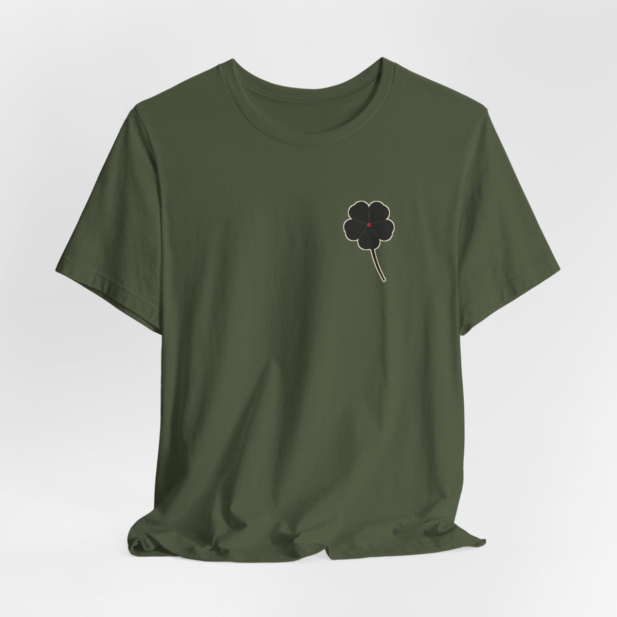Black Clover Leaf Minimalist Soft Tee | Inspired by Asta from Black Clover